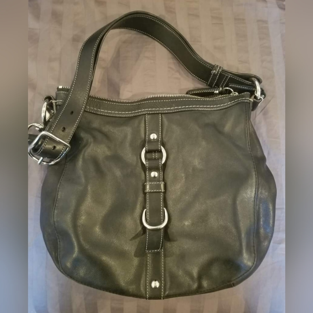 Black Coach Slouchbag